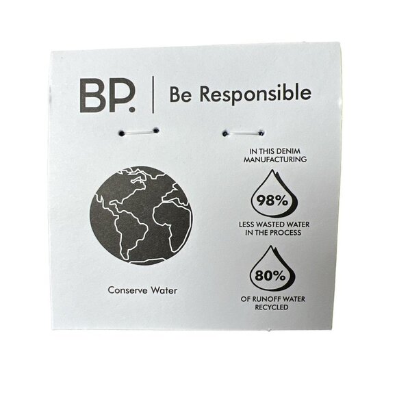 BP Womens Faded Blue Mid Rise Retro Inspired Wide Flare Leg Jeans Sz 28 New - Picture 4 of 10